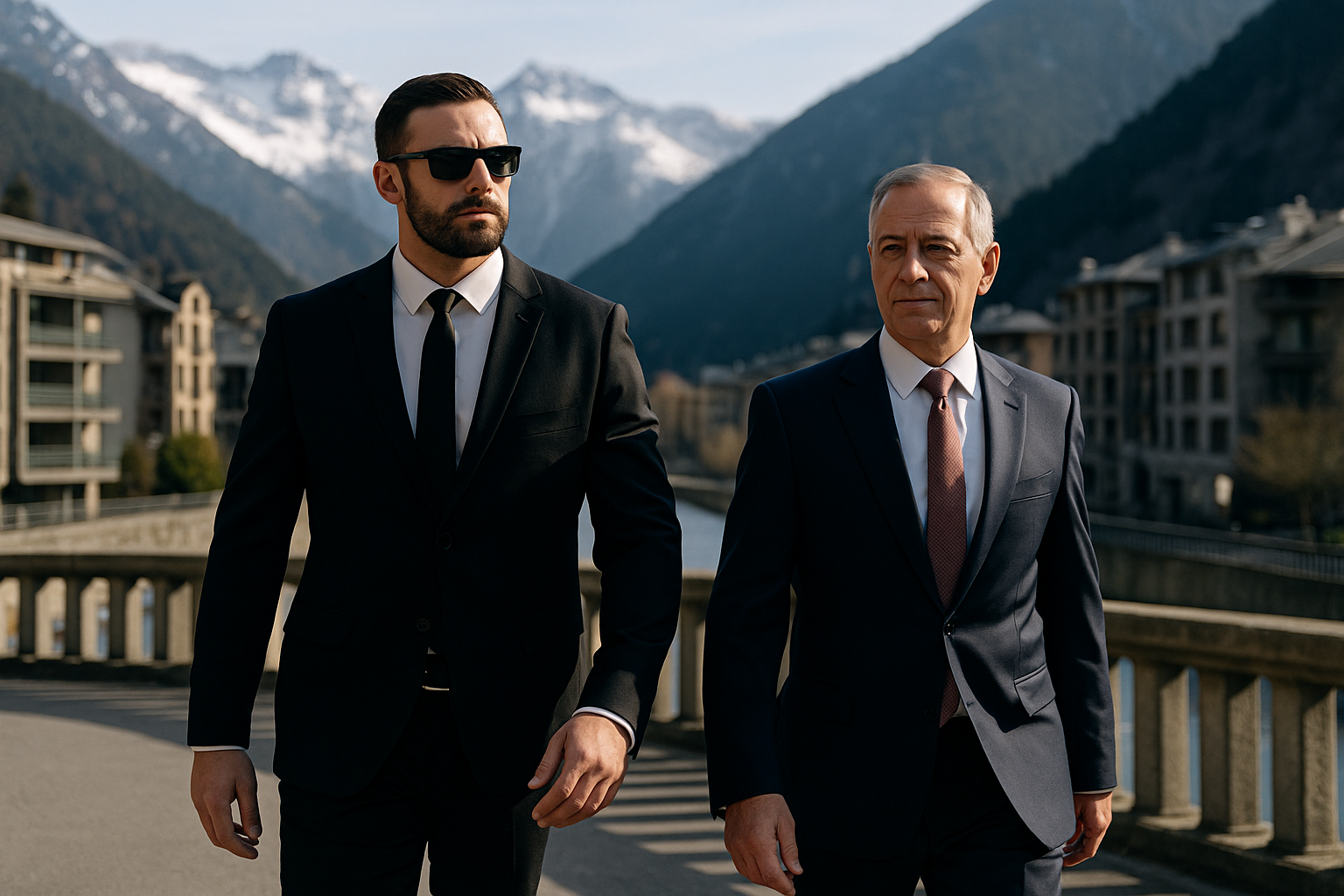 Close protection in alpine environment